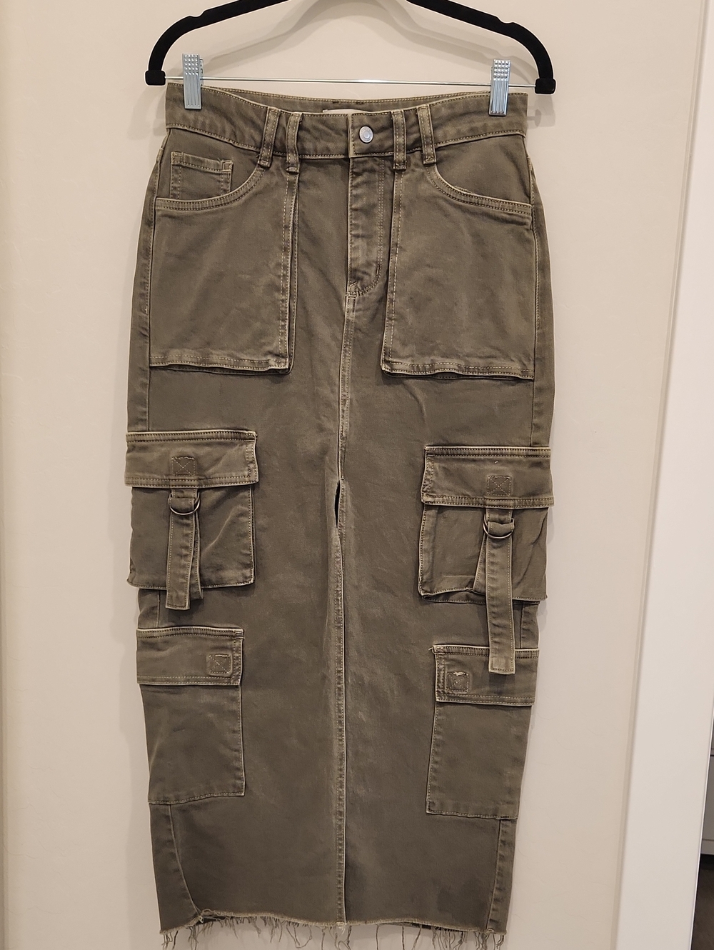 Cargo Utility Jean Skirt